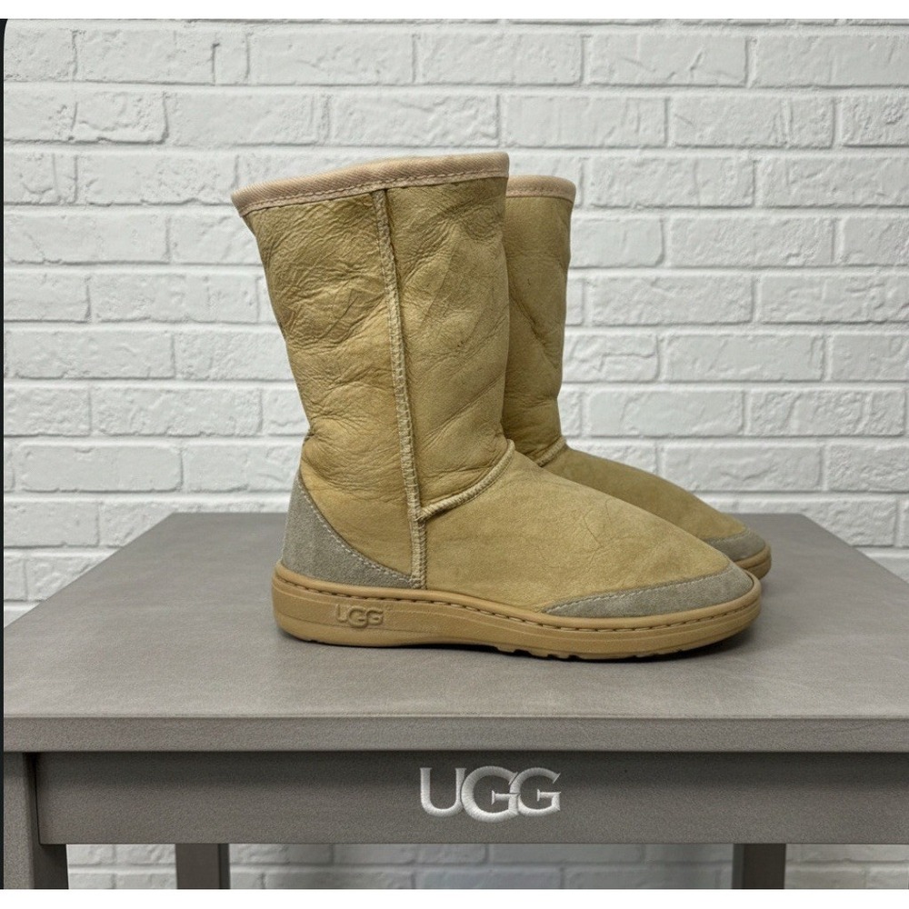 UGG 🚨Australia 🤎Classic❄️ Y2k Tasman Lined Pure Wool Boots Beige Tan Suede 7